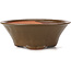Pot à bonsaï rond vert par Bonsai - 125 x 125 x 50 mm