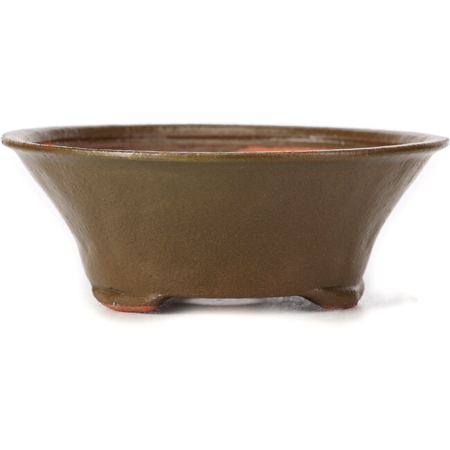 Ronde groene bonsai pot van Bonsai - 125 x 125 x 50 mm
