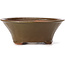 Round green bonsai pot by Bonsai - 125 x 125 x 50 mm