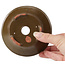 Pot à bonsaï rond vert par Bonsai - 125 x 125 x 50 mm