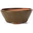 Pot à bonsaï rond vert par Bonsai - 115 x 115 x 50 mm