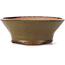 Pot à bonsaï rond vert par Bonsai - 120 x 120 x 45 mm