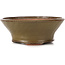 Pot à bonsaï rond vert par Bonsai - 120 x 120 x 45 mm
