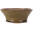 Round green bonsai pot by Bonsai - 120 x 120 x 45 mm