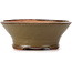Pot à bonsaï rond vert par Bonsai - 120 x 120 x 45 mm