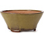 Pot à bonsaï rond vert par Bonsai - 120 x 120 x 55 mm