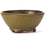 Round green bonsai pot by Bonsai - 115 x 115 x 50 mm