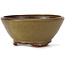 Round green bonsai pot by Bonsai - 115 x 115 x 50 mm