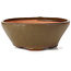 Pot à bonsaï rond vert par Bonsai - 120 x 120 x 50 mm