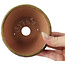 Pot à bonsaï rond vert et marron par Bonsai - 105 x 105 x 55 mm