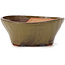 Round green bonsai pot by Bonsai - 125 x 125 x 50 mm