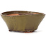 Round green bonsai pot by Bonsai - 125 x 125 x 50 mm