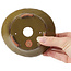 Pot à bonsaï rond vert par Bonsai - 125 x 125 x 50 mm