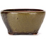 Round green and brown bonsai pot by Bonsai - 120 x 120 x 60 mm