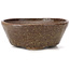 Round brown bonsai pot by Bonsai - 110 x 110 x 45 mm