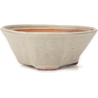 Bonsai 120 mm round white bonsai pot by Bonsai, Japan