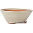 Round white bonsai pot by Bonsai - 120 x 120 x 50 mm