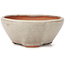 Pot à bonsaï rond blanc par Bonsai - 115 x 115 x 50 mm