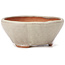 Pot à bonsaï rond blanc par Bonsai - 115 x 115 x 50 mm