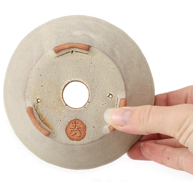 Pot à bonsaï rond blanc par Bonsai - 120 x 120 x 50 mm