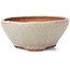 Pot à bonsaï rond blanc par Bonsai - 115 x 115 x 50 mm