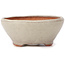 Pot à bonsaï rond blanc par Bonsai - 115 x 115 x 50 mm
