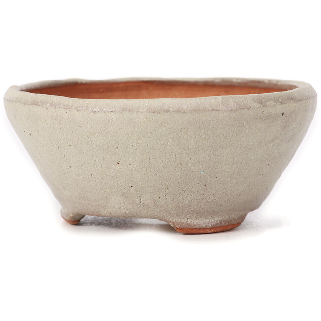 Ronde witte bonsaipot van Bonsai - 115 x 115 x 50 mm