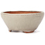 Pot à bonsaï rond blanc par Bonsai - 115 x 115 x 50 mm