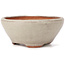 Round white bonsai pot by Bonsai - 115 x 115 x 50 mm