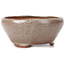 Round white bonsai pot by Bonsai - 115 x 115 x 45 mm