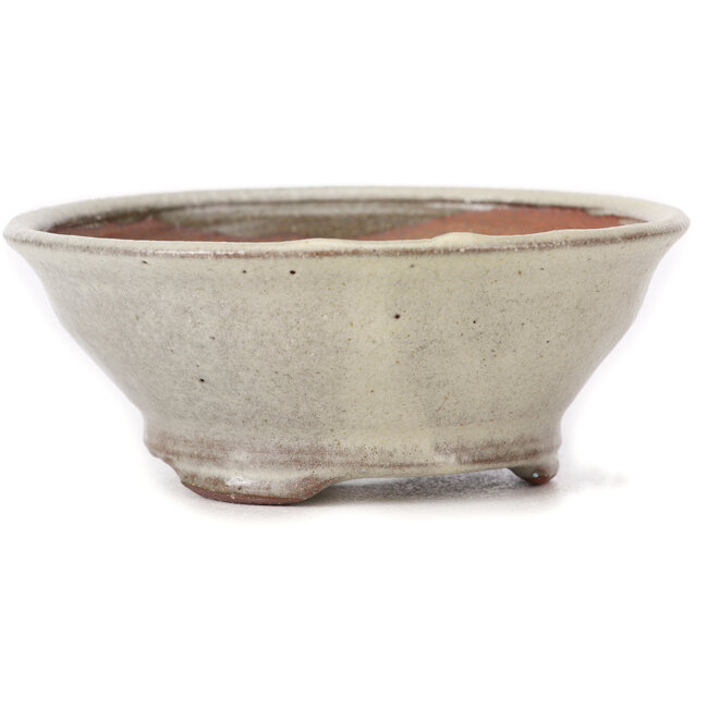 Round white bonsai pot by Bonsai - 120 x 120 x 45 mm