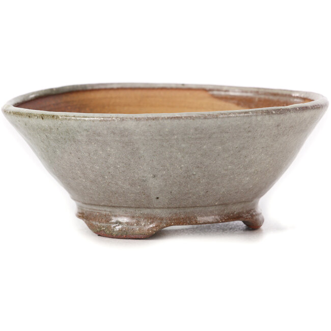 Round white bonsai pot by Bonsai - 125 x 125 x 50 mm