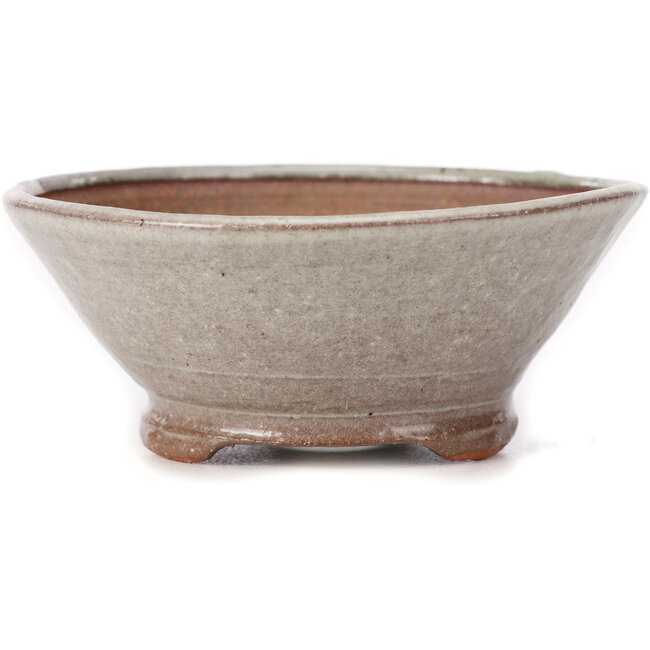 Pot à bonsaï rond blanc par Bonsai - 125 x 125 x 50 mm