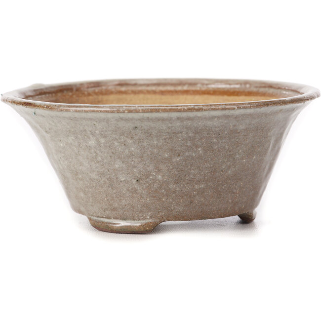 Round white bonsai pot by Bonsai - 120 x 120 x 50 mm