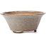 Vaso bonsai rotondo bianco di Bonsai - 120 x 120 x 50 mm
