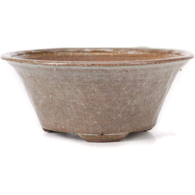 Ronde witte bonsaipot van Bonsai - 120 x 120 x 50 mm