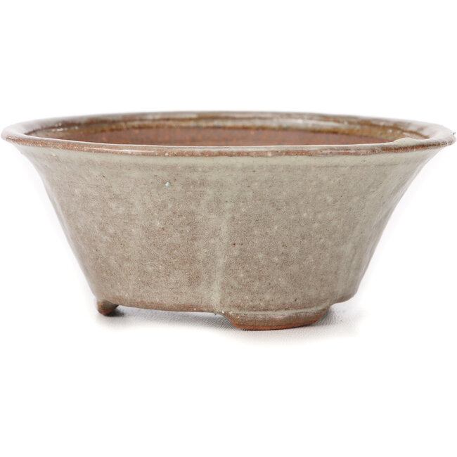 Pot à bonsaï rond blanc par Bonsai - 120 x 120 x 50 mm