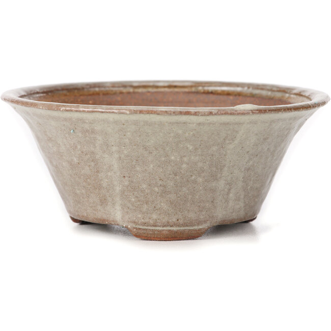 Ronde witte bonsaipot van Bonsai - 120 x 120 x 50 mm