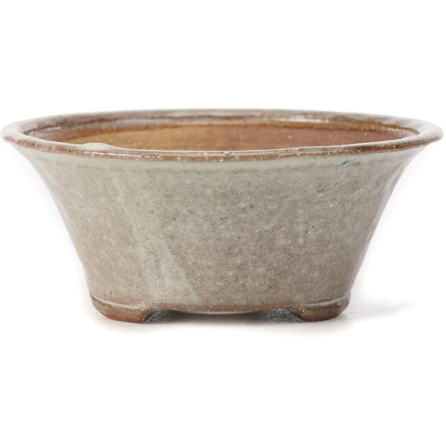 Pot à bonsaï rond blanc par Bonsai - 120 x 120 x 50 mm