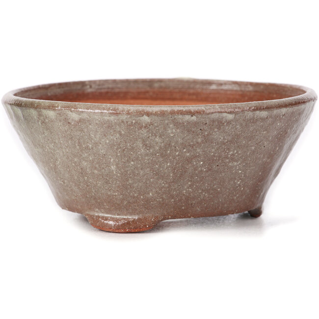 Round white bonsai pot by Bonsai - 120 x 120 x 50 mm