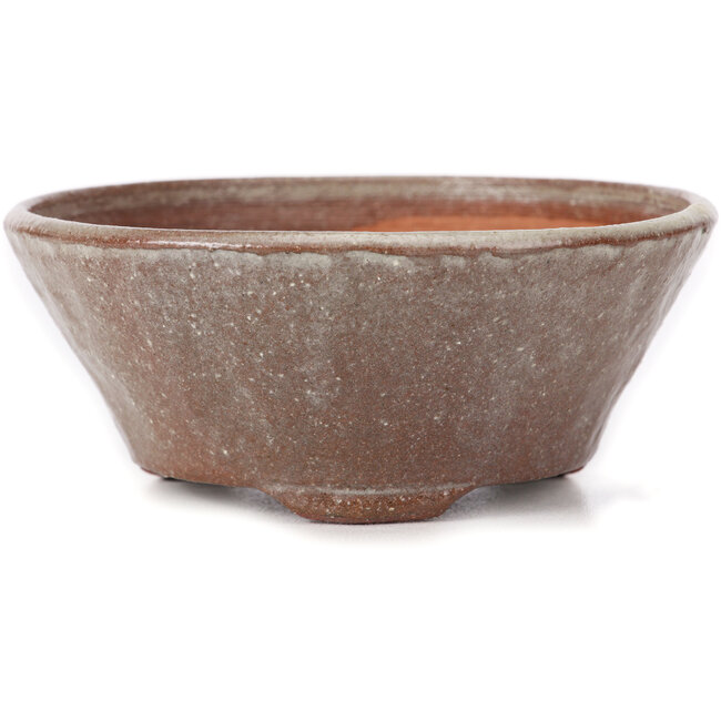 Ronde witte bonsaipot van Bonsai - 120 x 120 x 50 mm