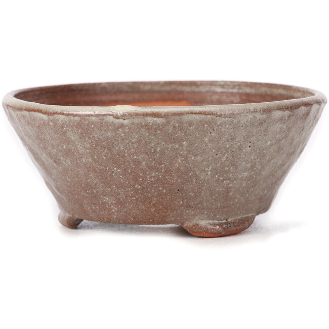 Runde weiße Bonsaischale von Bonsai - 120 x 120 x 50 mm