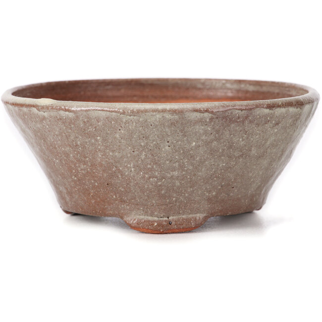 Round white bonsai pot by Bonsai - 120 x 120 x 50 mm