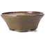 Round brown and blue bonsai pot by Bonsai - 120 x 120 x 50 mm