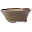 Round brown and blue bonsai pot by Bonsai - 120 x 120 x 50 mm