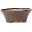 Round brown and blue bonsai pot by Bonsai - 120 x 120 x 50 mm