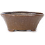 Round brown and blue bonsai pot by Bonsai - 120 x 120 x 50 mm