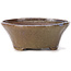 Round brown and blue bonsai pot by Bonsai - 120 x 120 x 50 mm