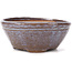 Round brown and blue bonsai pot by Bonsai - 120 x 120 x 55 mm