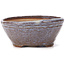 Pot à bonsaï rond marron et bleu par Bonsai - 120 x 120 x 55 mm